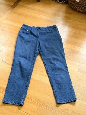 Women's Size 16 Ruby Rd. Straight Leg Blue Denim Jeans GUC